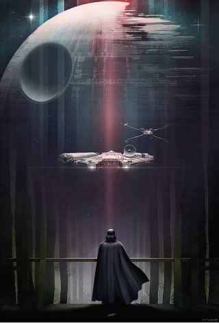 Illustration for article titled Tu pared merece estos carteles de la trilogía original de Star Wars